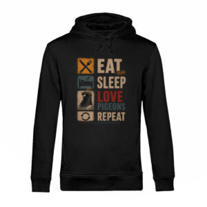 Love Pigeons - Unisex Organic Hoodie B&C-16