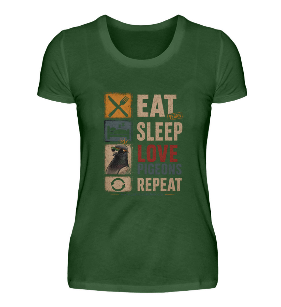 Love Pigeons - Damen Premiumshirt-2936