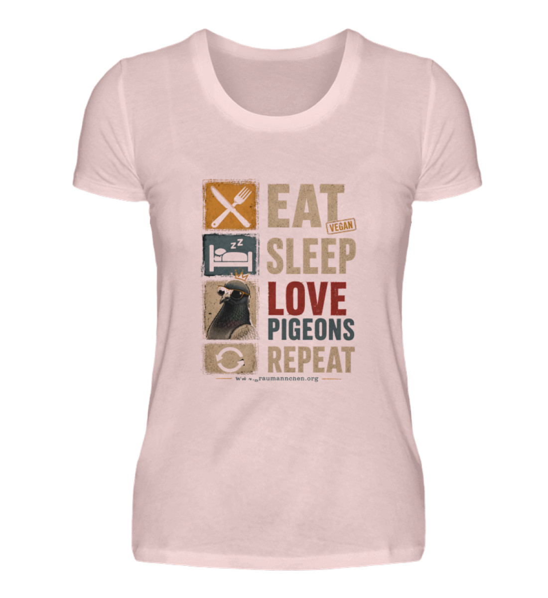 Love Pigeons - Damen Premiumshirt-5949